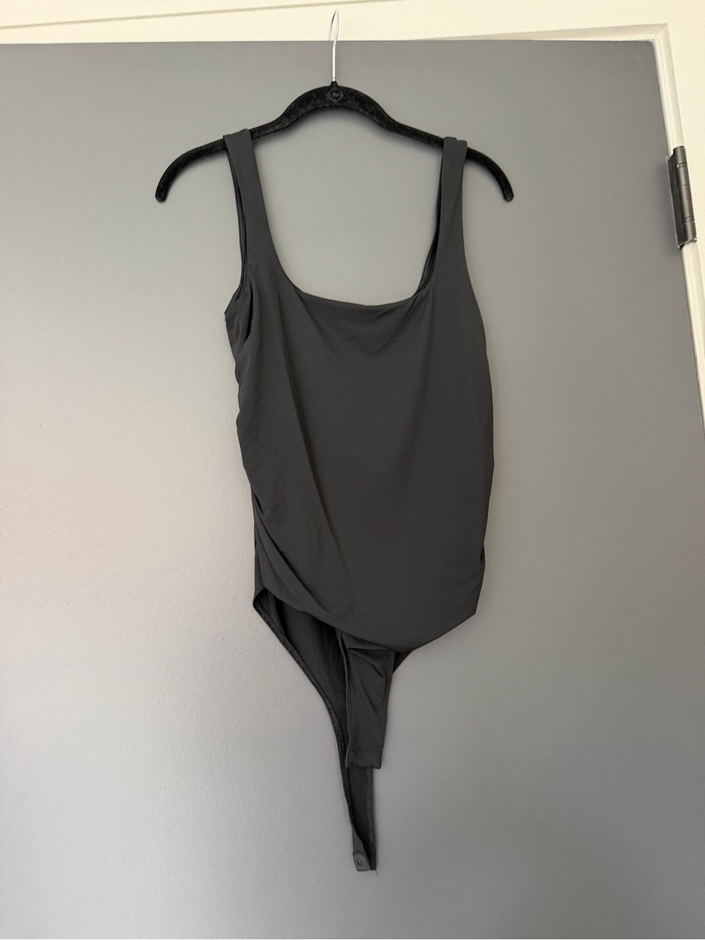 Zara Black Scoop Neck Bodysuit